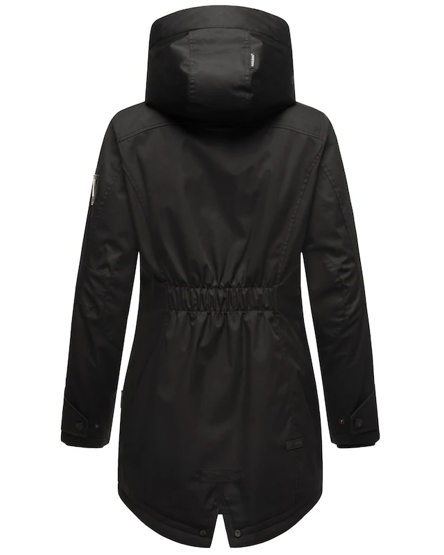 Navahoo Parka »Brinjaa« mit Kapuze Modischer Winter Kurzmantel mit zahlreichen Taschen