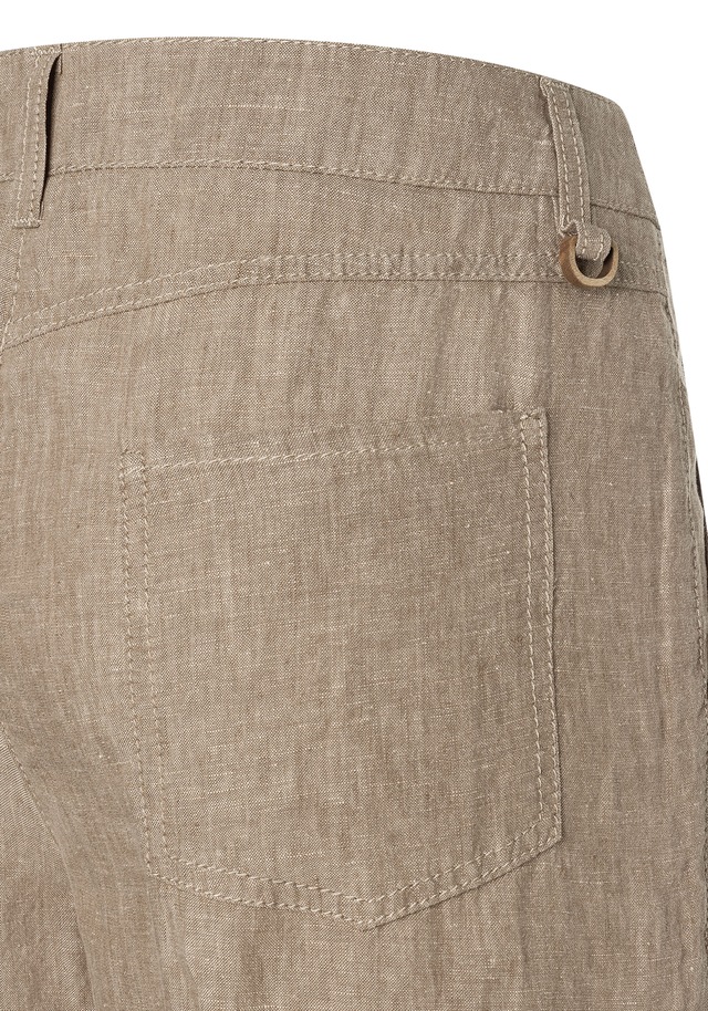 MAC Leinenhose »NORA cropped« Sommerhose temperaturausgleichend und angenehm auf der Haut