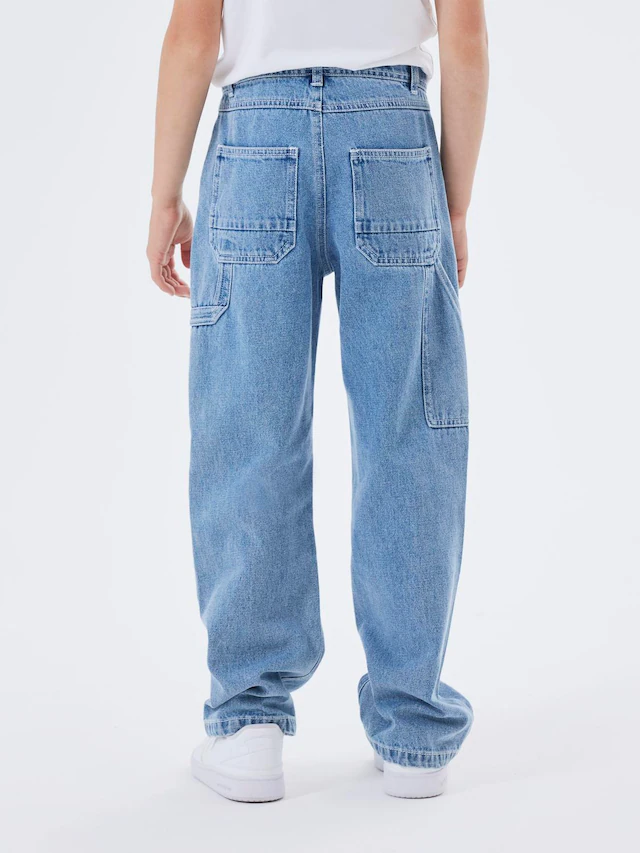 Name It 5-Pocket-Jeans »NKMRYAN für Jungen mit geradem Bein und 5-Pocket-Style« unifarben, casual, straight fit, Baumwolle, Denim