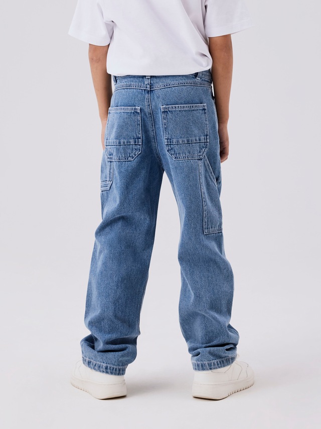 Name It 5-Pocket-Jeans »NKMRYAN für Jungen mit geradem Bein und 5-Pocket-Style« unifarben, casual, straight fit, Baumwolle, Denim