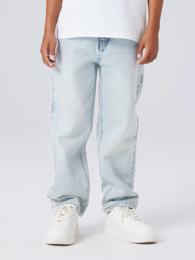 Name It 5-Pocket-Jeans »NKMRYAN für Jungen mit geradem Bein und 5-Pocket-Style« unifarben, casual, straight fit, Baumwolle, Denim
