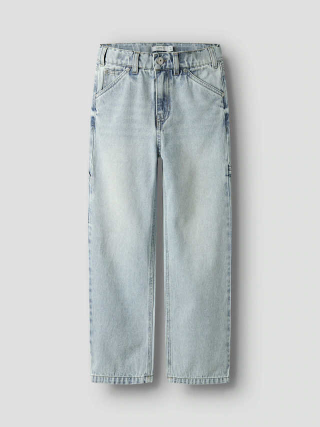 Name It 5-Pocket-Jeans »NKMRYAN für Jungen mit geradem Bein und 5-Pocket-Style« unifarben, casual, straight fit, Baumwolle, Denim