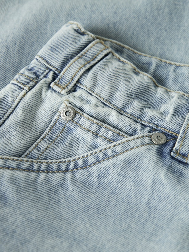 Name It 5-Pocket-Jeans »NKMRYAN für Jungen mit geradem Bein und 5-Pocket-Style« unifarben, casual, straight fit, Baumwolle, Denim