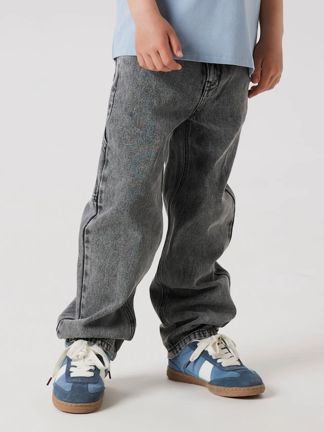 Name It 5-Pocket-Jeans »NKMRYAN für Jungen mit geradem Bein und 5-Pocket-Style« unifarben, casual, straight fit, Baumwolle, Denim