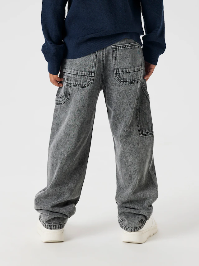 Name It 5-Pocket-Jeans »NKMRYAN für Jungen mit geradem Bein und 5-Pocket-Style« unifarben, casual, straight fit, Baumwolle, Denim