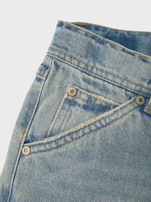 Name It 5-Pocket-Jeans »NKMRYAN für Jungen mit geradem Bein und 5-Pocket-Style« unifarben, casual, straight fit, Baumwolle, Denim