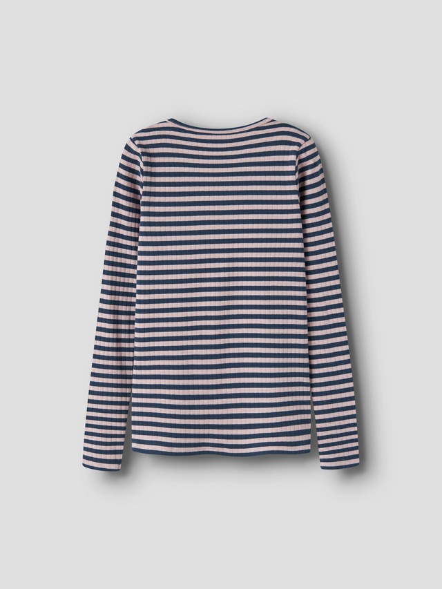 Name It Langarmshirt »NKFSURAJA XSL LS TOP NOOS« toller Ringel-Look in gerippter Qualität
