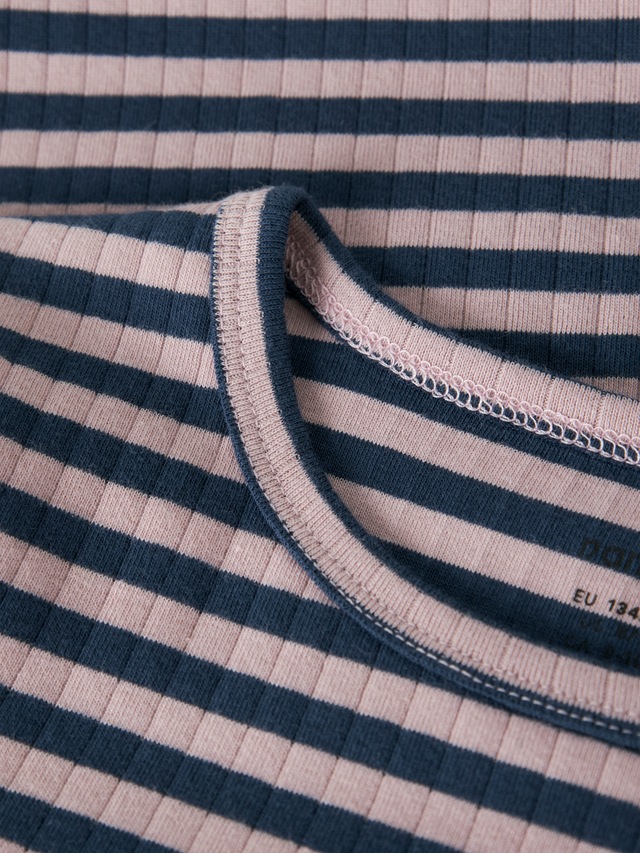 Name It Langarmshirt »NKFSURAJA XSL LS TOP NOOS« toller Ringel-Look in gerippter Qualität