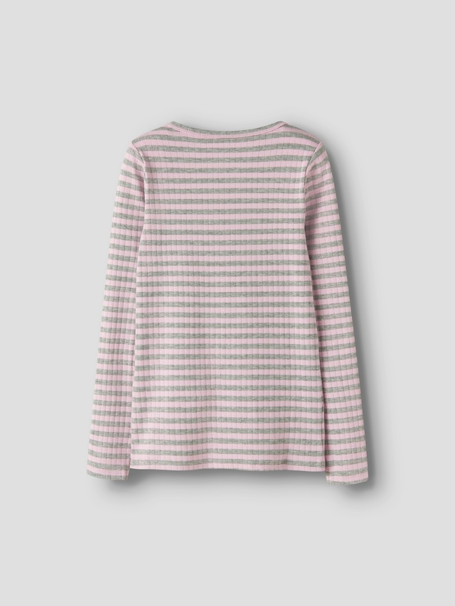 Name It Langarmshirt »NKFSURAJA XSL LS TOP NOOS« toller Ringel-Look in gerippter Qualität