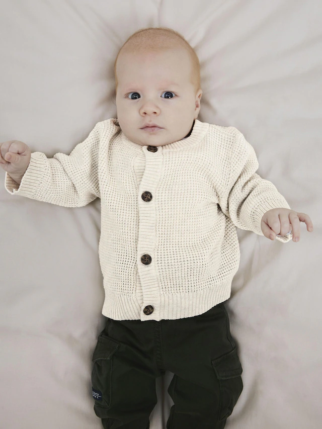 Name It Strickjacke »NBNBUBBA LS KNIT CARD NOOS« in dezent strukturierter Qualität