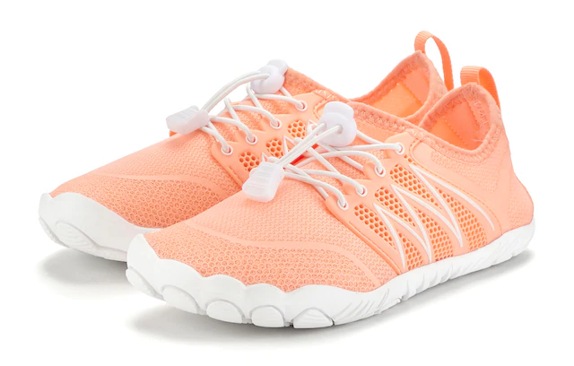 Venice Beach Aquaschuh »Badelatsche, Badeschuhe, Badeschlappe, Barfußschuh, leichter Slipper« Wasserschuh mit elastischen Bändern, schnelltrocknend VEGAN