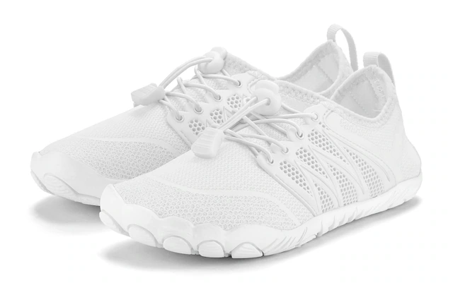 Venice Beach Aquaschuh »Badelatsche, Badeschuhe, Badeschlappe, Barfußschuh, leichter Slipper« Wasserschuh mit elastischen Bändern, schnelltrocknend VEGAN
