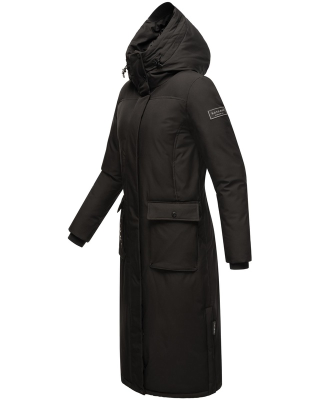 Navahoo Wintermantel »Wolkenfrost XIV« Extralanger Damen Mantel mit Kapuze
