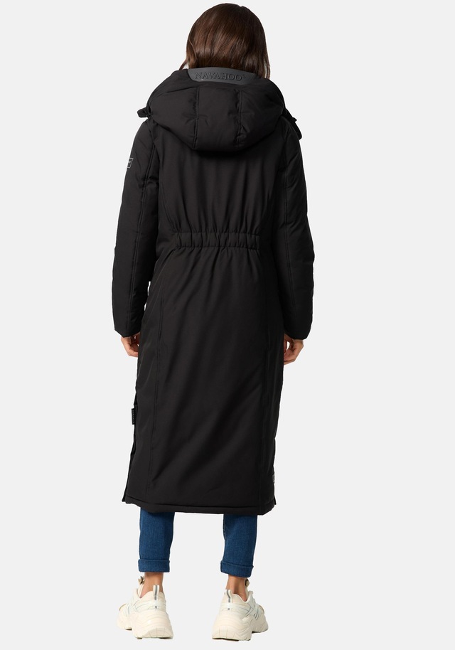 Navahoo Wintermantel »Wolkenfrost XIV« Extralanger Damen Mantel mit Kapuze