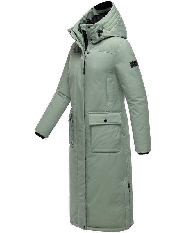 Navahoo Wintermantel »Wolkenfrost XIV« Extralanger Damen Mantel mit Kapuze