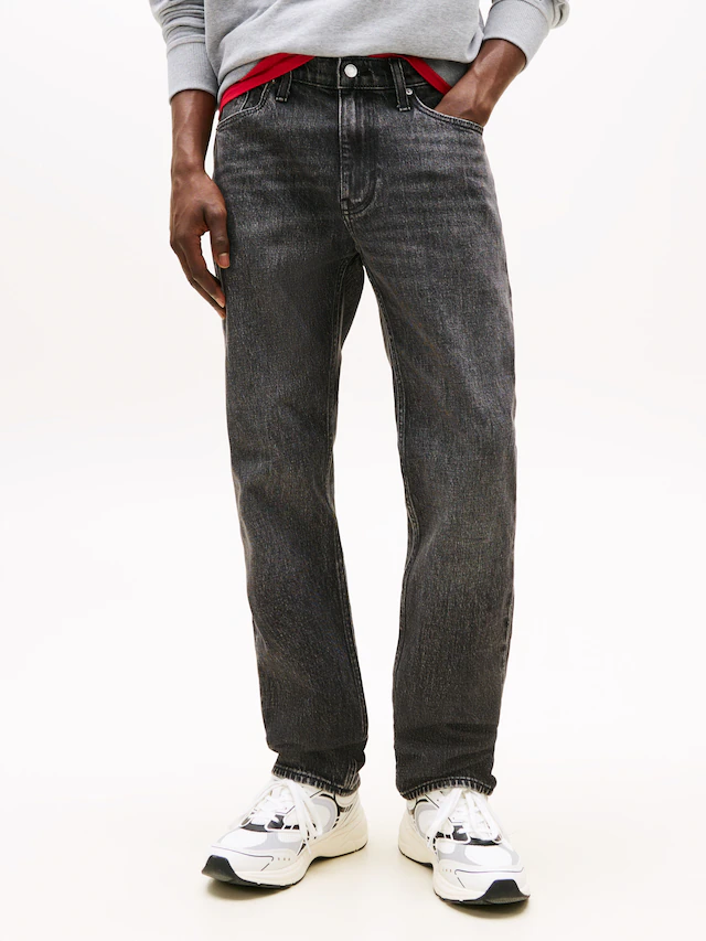 Tommy Jeans Slim-fit-Jeans »Ryan Regular Slim Straight« Slim‑Straight‑Jeans aus hochwertigem Denim regulärer Leibhöhe