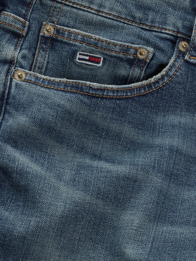 Tommy Jeans Slim-fit-Jeans »Ryan Regular Slim Straight« Slim‑Straight‑Jeans aus hochwertigem Denim regulärer Leibhöhe