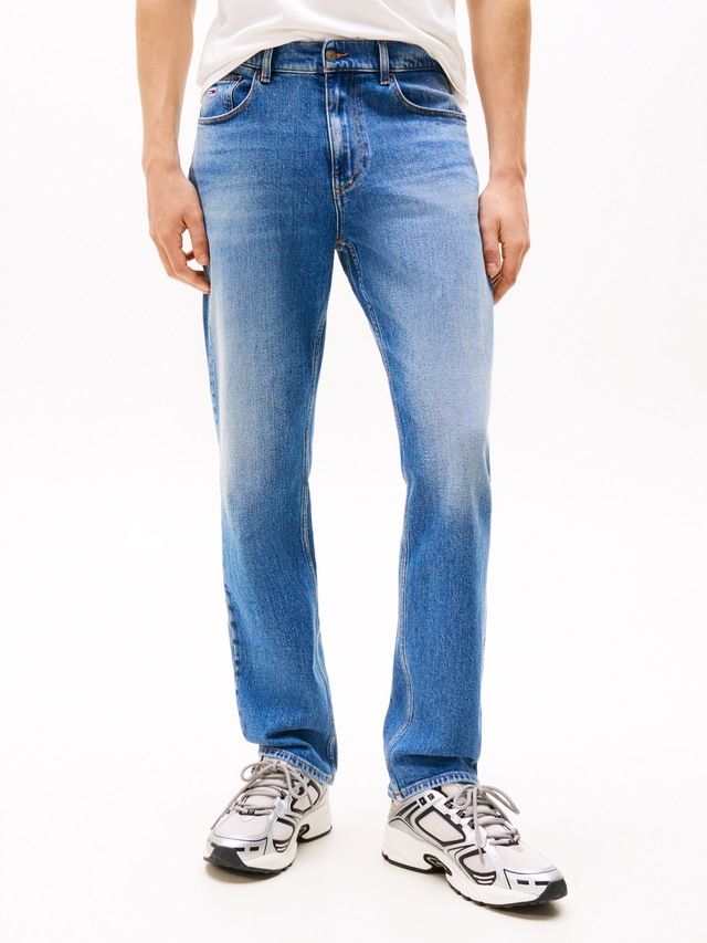 Tommy Jeans Slim-fit-Jeans »Ryan Regular Slim Straight« Slim‑Straight‑Jeans aus hochwertigem Denim regulärer Leibhöhe