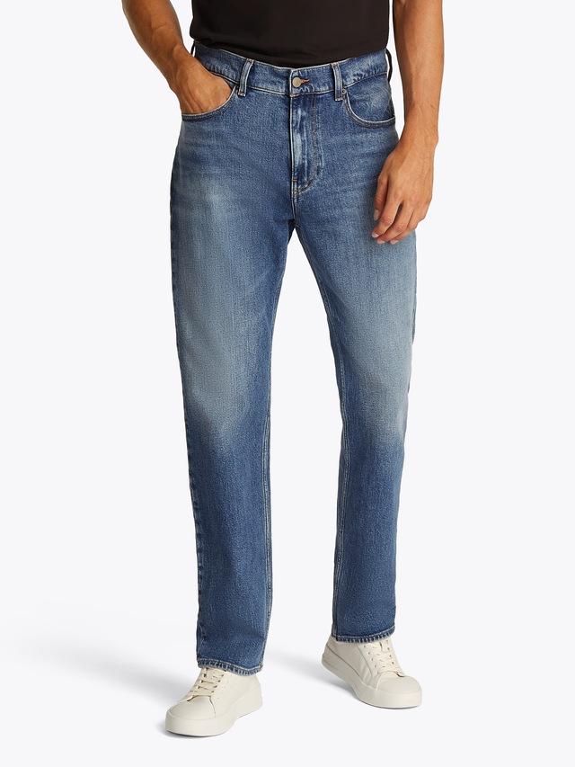 Tommy Jeans Slim-fit-Jeans »Ryan Regular Slim Straight« Slim‑Straight‑Jeans aus hochwertigem Denim regulärer Leibhöhe