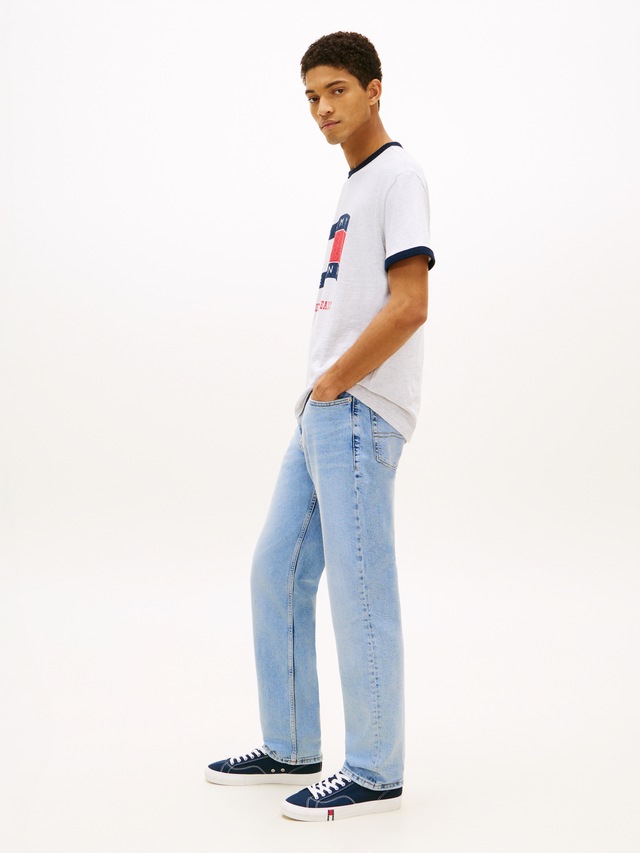 Tommy Jeans Slim-fit-Jeans »Ryan Regular Slim Straight« Slim‑Straight‑Jeans aus hochwertigem Denim regulärer Leibhöhe