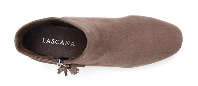 LASCANA Stiefelette Stiefel, Boots mit bequemem Blockabsatz VEGAN