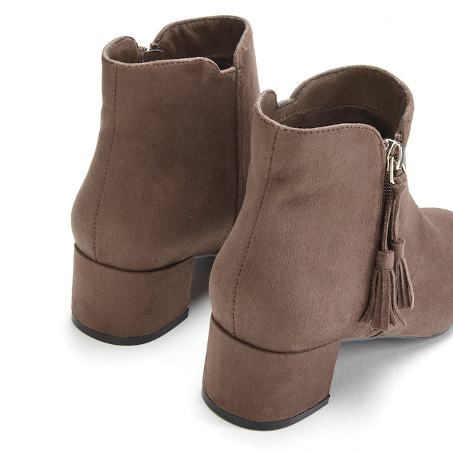 LASCANA Stiefelette Stiefel, Boots mit bequemem Blockabsatz VEGAN