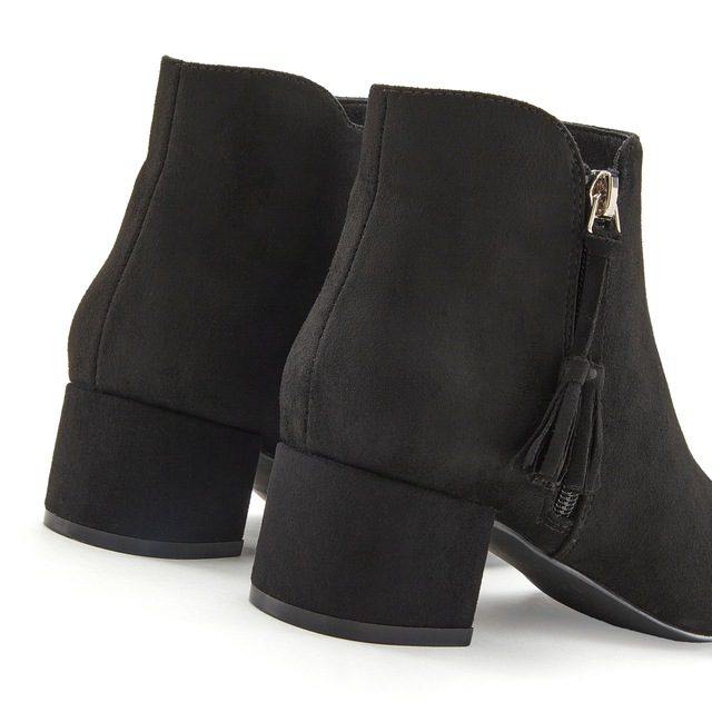 LASCANA Stiefelette Stiefel, Boots mit bequemem Blockabsatz VEGAN