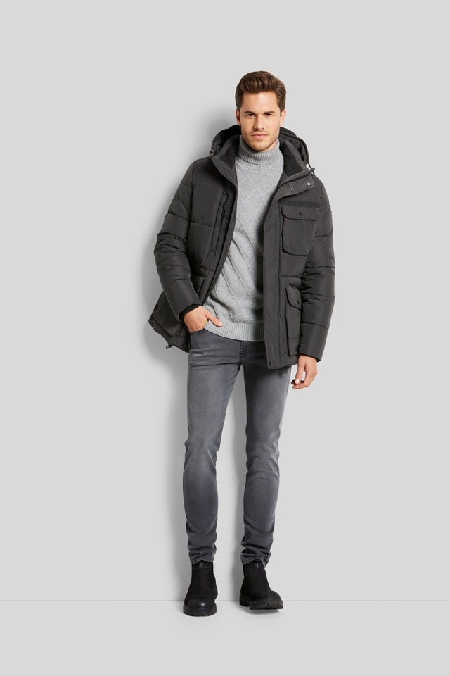 bugatti Kurzjacke mit abtrennbarer Kapuze