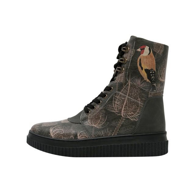 DOGO Schnürboots »Future High Top Boots Believe In Your Wings Damen Stiefeletten,« Handgefertigt