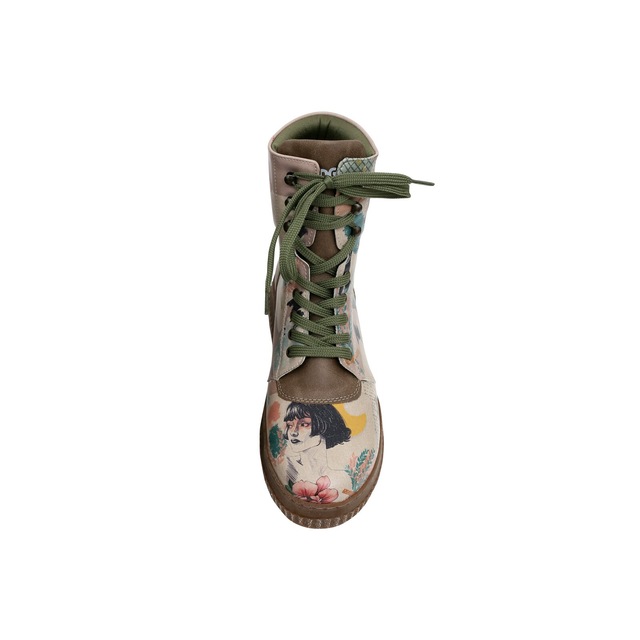 DOGO Schnürboots »Future High Top Boots Believe In Your Wings Damen Stiefeletten,« Handgefertigt