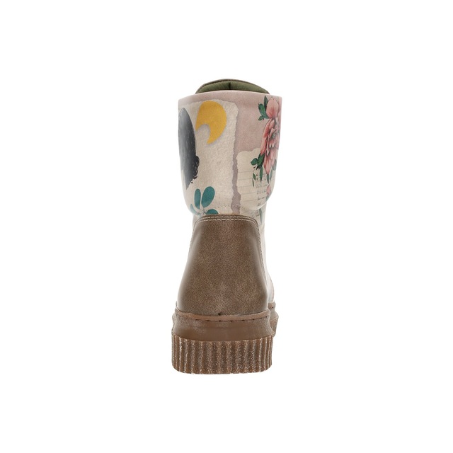 DOGO Schnürboots »Future High Top Boots Believe In Your Wings Damen Stiefeletten,« Handgefertigt