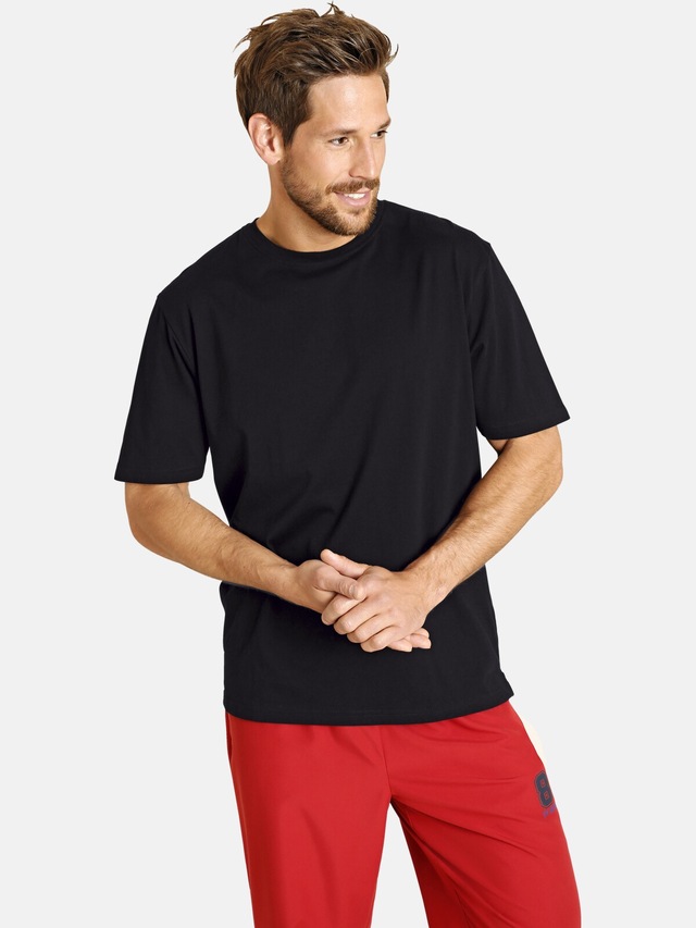 Jan Vanderstorm T-Shirt »Doppelpack T-Shirt ERKE« 2 Stk. reine Baumwolle (2er-Pack)