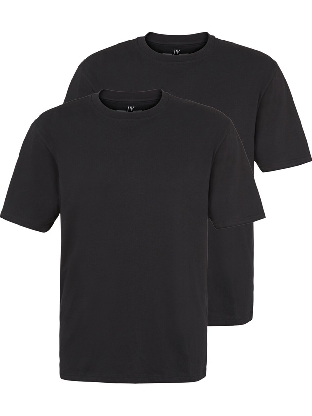 Jan Vanderstorm T-Shirt »Doppelpack T-Shirt ERKE« 2 Stk. reine Baumwolle (2er-Pack)
