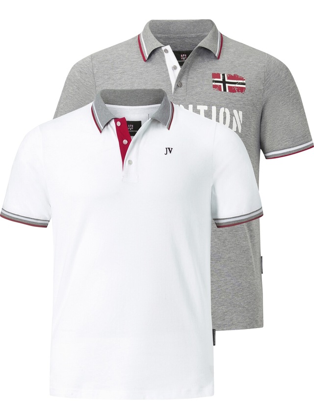 Jan Vanderstorm Poloshirt »Doppelpack Poloshirt JOHAN«