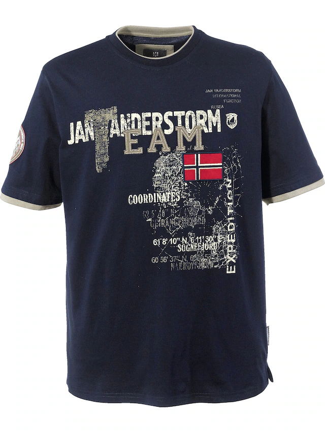 Jan Vanderstorm T-Shirt »T-Shirt SÖLVE«