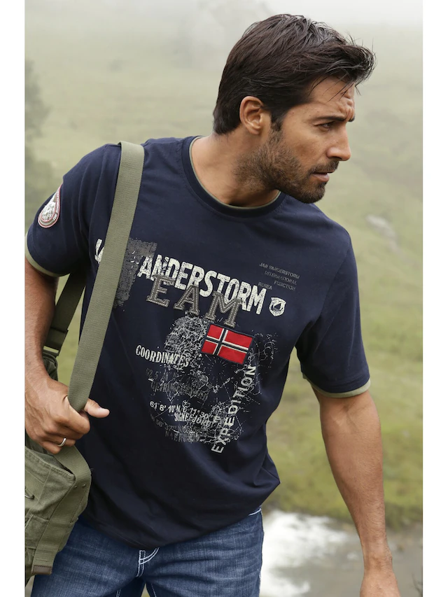 Jan Vanderstorm T-Shirt »T-Shirt SÖLVE«