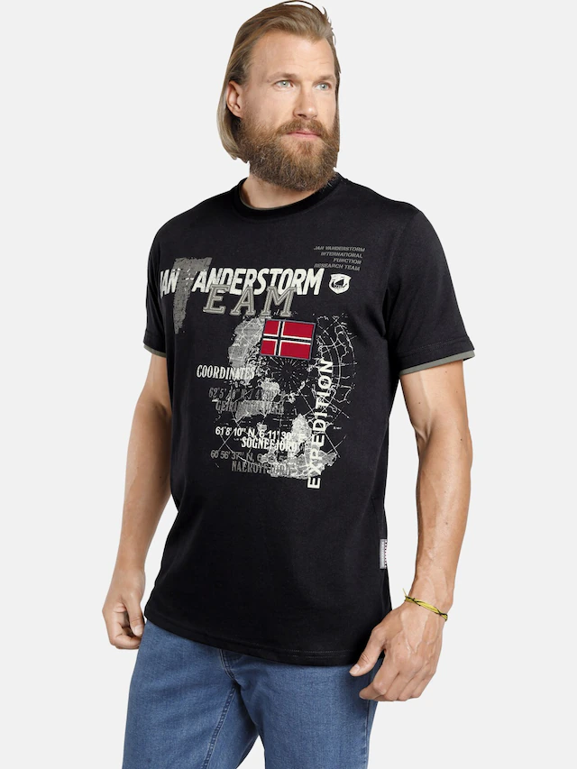 Jan Vanderstorm T-Shirt »T-Shirt SÖLVE«