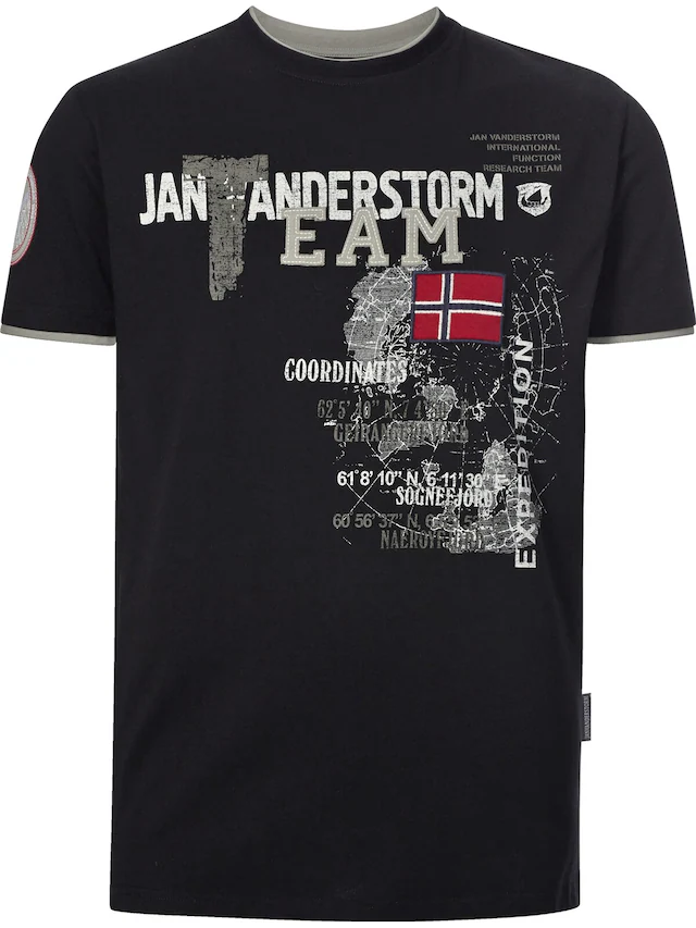 Jan Vanderstorm T-Shirt »T-Shirt SÖLVE«