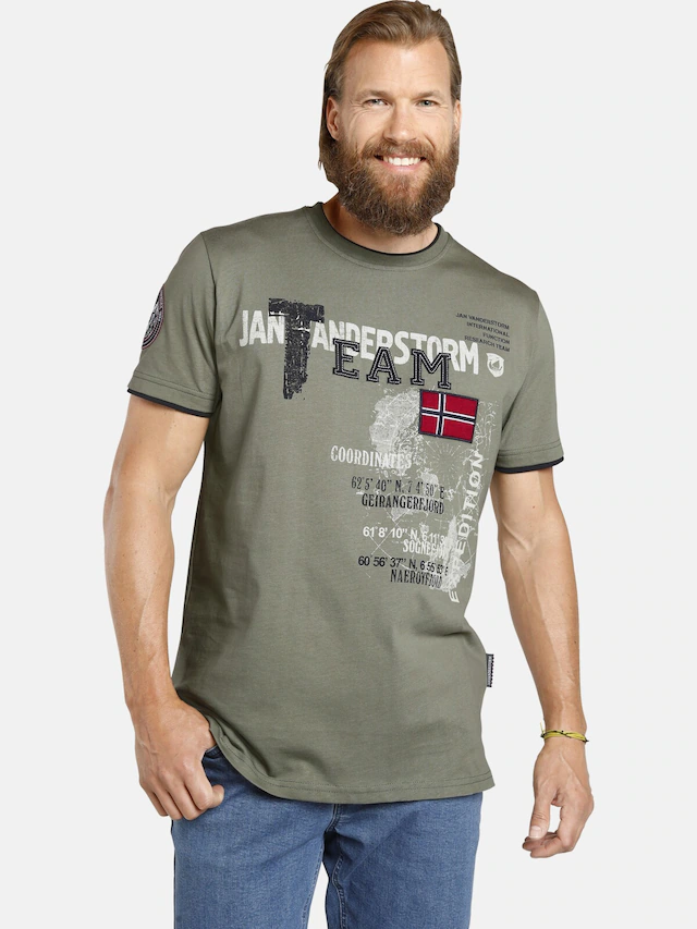 Jan Vanderstorm T-Shirt »T-Shirt SÖLVE«