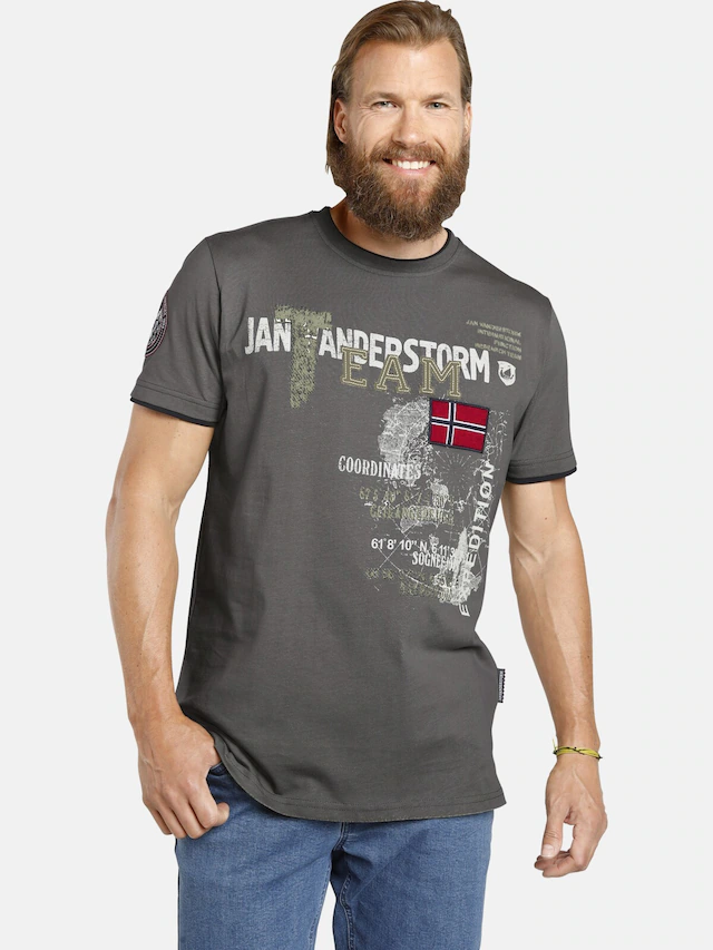 Jan Vanderstorm T-Shirt »T-Shirt SÖLVE«