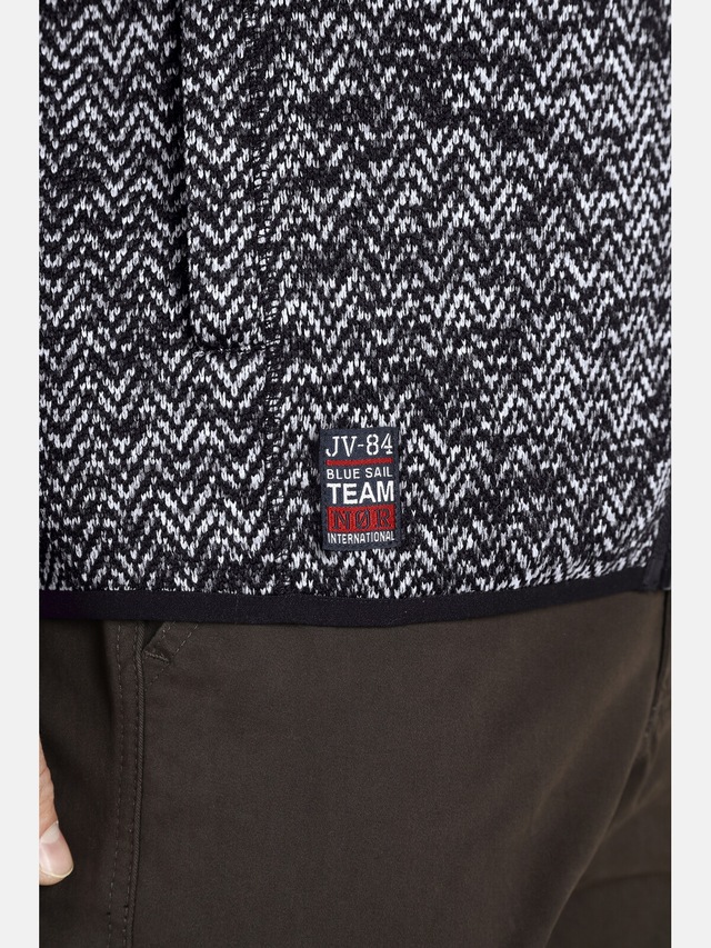 Jan Vanderstorm Sweatjacke »Strickfleecejacke KOLMUND«
