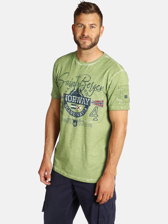 Jan Vanderstorm T-Shirt »T-Shirt HELGO«