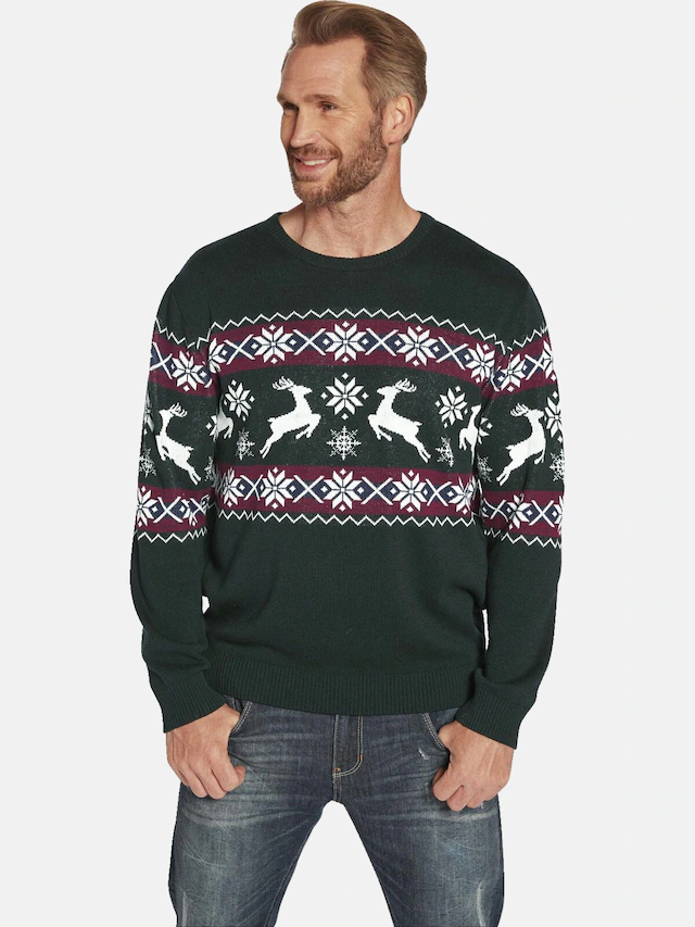 Jan Vanderstorm Rundhalspullover »Pullover TORE«