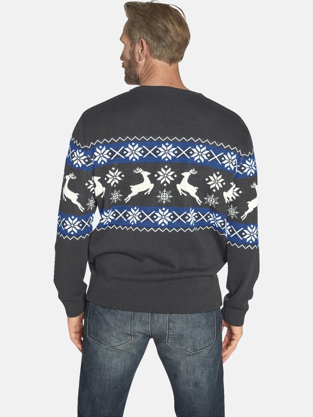 Jan Vanderstorm Rundhalspullover »Pullover TORE«