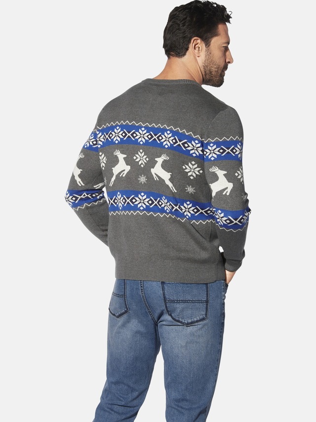 Jan Vanderstorm Rundhalspullover »Pullover TORE«