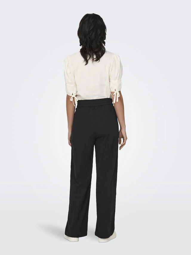 ONLY »ONLTIZANA COTTON LOOSE PANTS WVN NOOS«