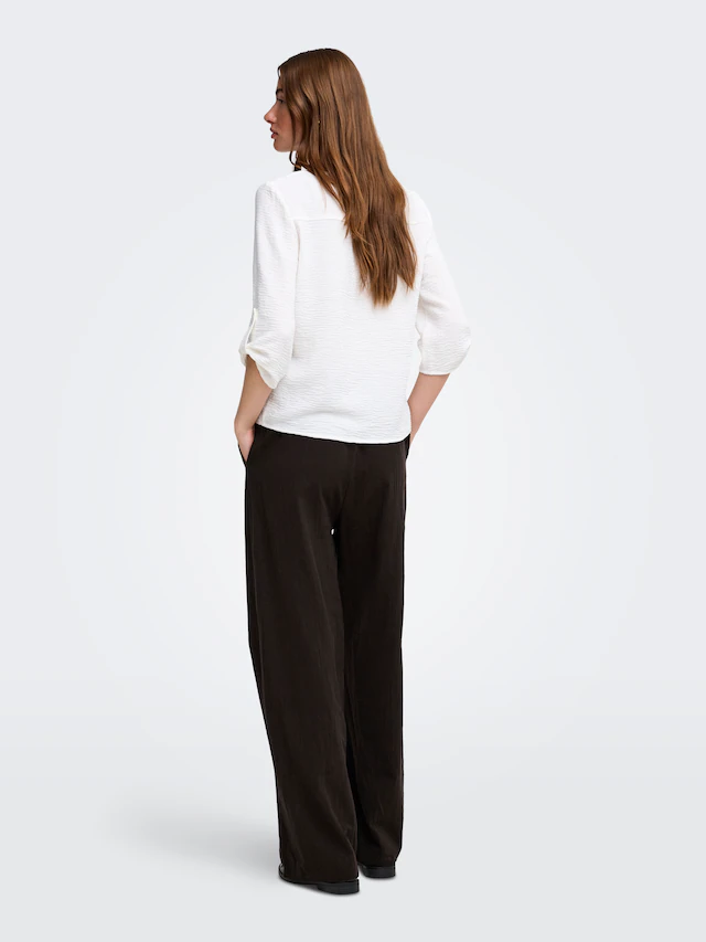 ONLY »ONLTIZANA COTTON LOOSE PANTS WVN NOOS«