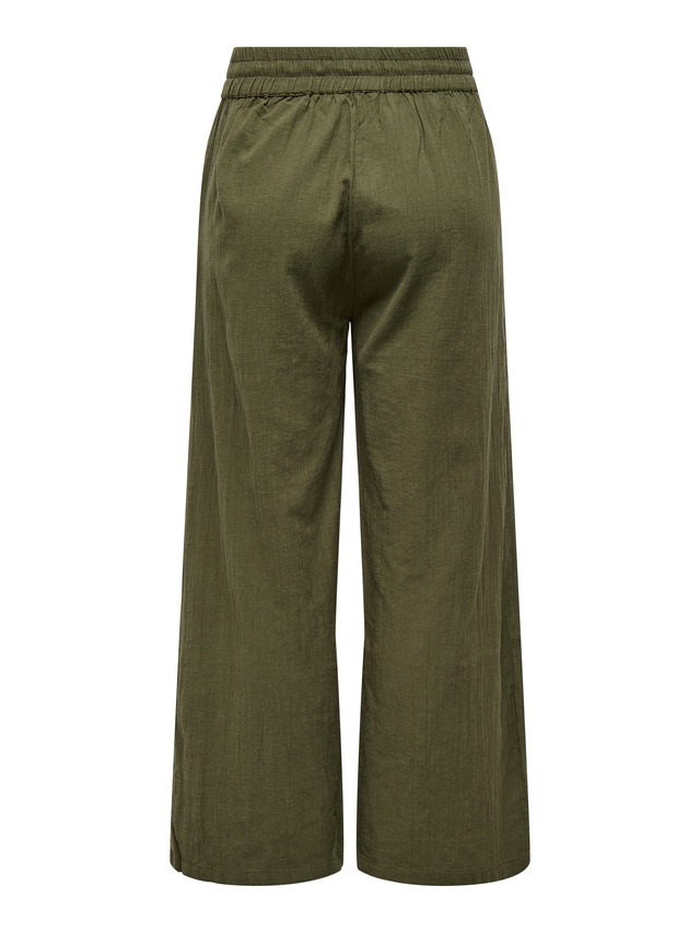 ONLY »ONLTIZANA COTTON LOOSE PANTS WVN NOOS«