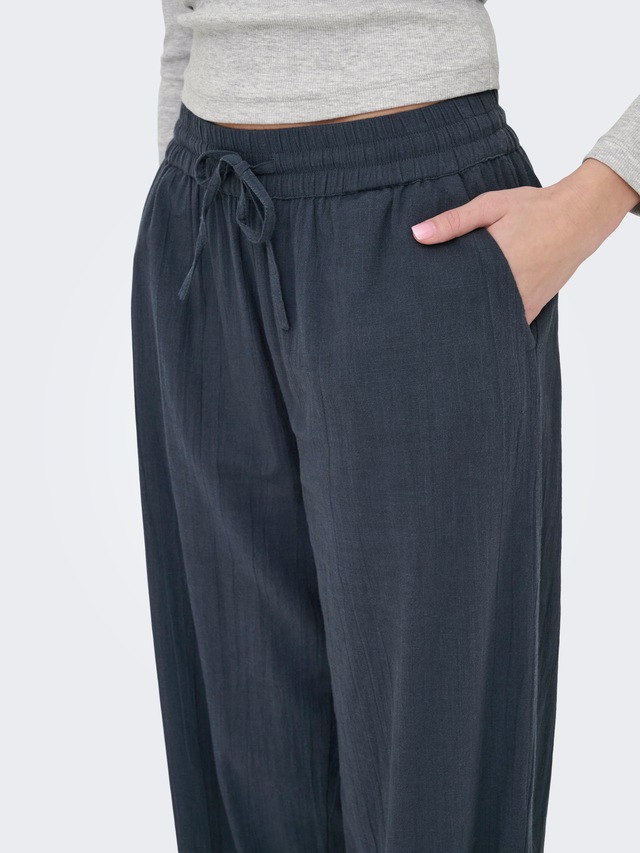 ONLY »ONLTIZANA COTTON LOOSE PANTS WVN NOOS«