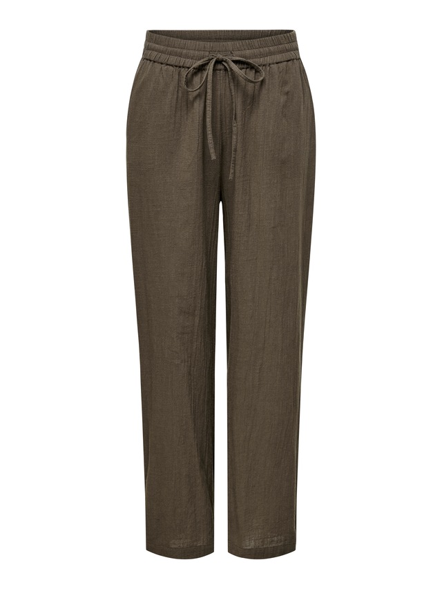 ONLY »ONLTIZANA COTTON LOOSE PANTS WVN NOOS«